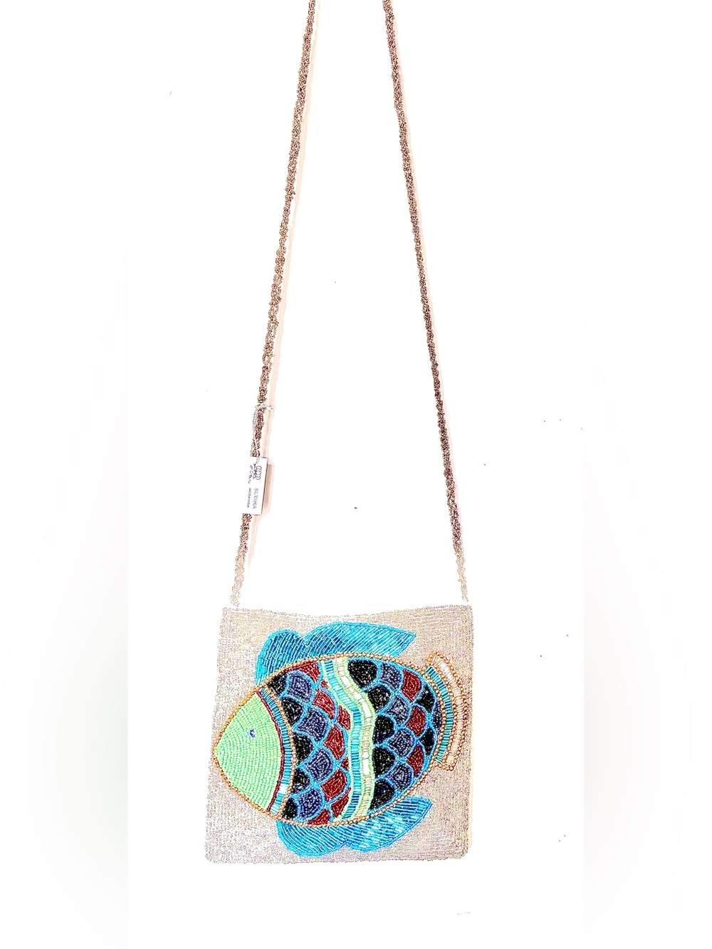 VINTAGE SUDHA of India Beaded
Fish Crossbody Shoulder Bag/Purse - Picture 2 of 10